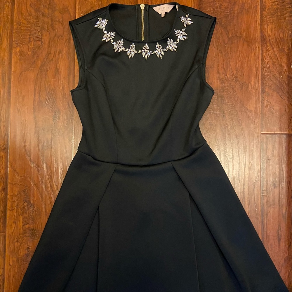 Ted Baker Skater dress with diamond detail
